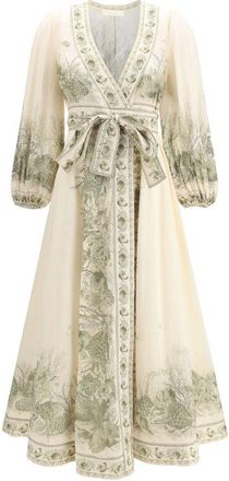 Zimmermann Multicolor Cotton Long Womens Dress