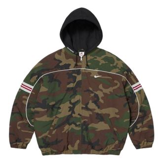 SUPREME FW26 x Nike Nylon Hooded Jacket Woodland Camo SUP-FW26-056-WMO