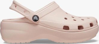 Crocs Womens Crocs 206750-6UR CLASSIC PLATFORM CLOG Womens Clogs Quartz - Multi - Size: 3
