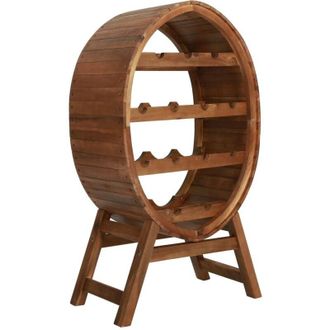 vidaXL Wine Rack 13 Bottles Solid Acacia Wood Vidaxl