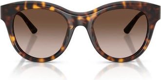Dolce & Gabbana 52mm Phantos Sunglasses in Havana /Gradient Brown at Nordstrom