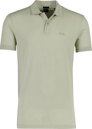 HUGO BOSS Poloshirts BOSS Green Regular Fit Pio lichtbeige 2 knoops