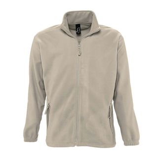 SOLS Heren North Full Zip Outdoor Fleece Jacket (Touw)