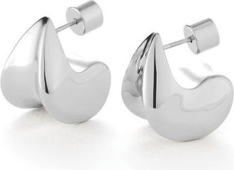 JENNY BIRD Small Paige Puff Earrings in High Polish Silver at Nordstrom