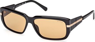 Guess GU00090 01E Mens Sunglasses Black Size 60