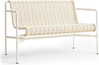 HAY Palissade Cord Dining Bench, cremeweiss