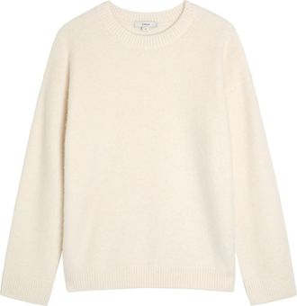 Vince Boiled Cashmere Jumper - Off White - S (UK8-10 / S)