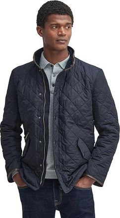 Barbour Barbour Powell Quilt Mens Jacket Navy : MD, Polyester