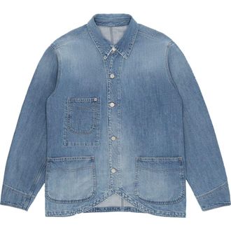 Fortela Trading Custom Wash Denim Jacket in D240 at Nordstrom, Size Xx-Large