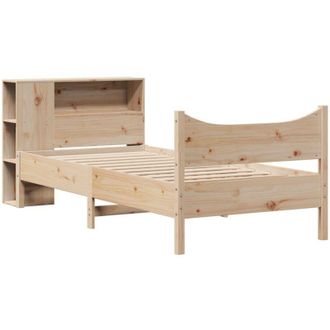 vidaXL Estructura De Cama Sin Colch&oacute;n Madera Maciza Pino 75x190 Cm Vidaxl