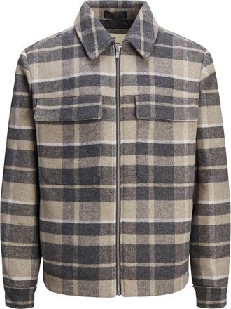 Jack & Jones Jack And Jones Herenjas van Russel-wolmix (Hoog Grijs)
