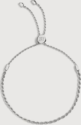 Monica Vinader Sterling Silver Corda Chain Friendship Bracelet