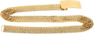 Chanel Pre-owned Metal belts - Dames - Vintage Accessoires - Geel - ONE Size - Vintage