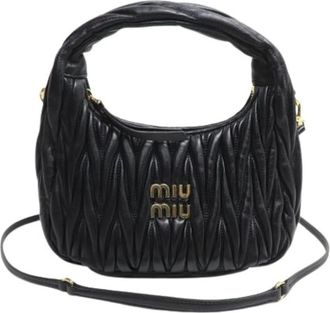 Miu Miu Pre-owned Mini Bags, female, Black, Size: ONE SIZE Pre-owned Mini Shoulder Bag