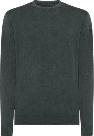Roberto Ricci Design Maglia Techno Wash Round 16 - Heren - Ronde hals truien - Grijs - L - Katoen - Truien & Vesten
