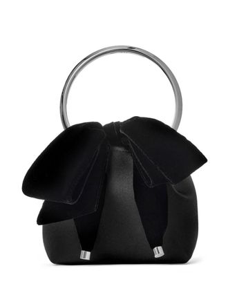 Jimmy Choo London Black Bon Bon Bucket Bag