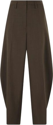 Birgitte Herskind Wijde broek - Dames - Broeken - Bruin - XL - Broeken