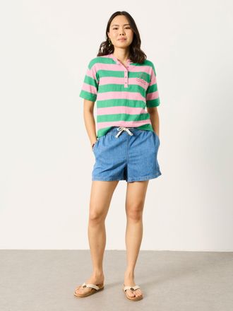 Fat Face FatFace Cosby Light Wash Denim Shorts