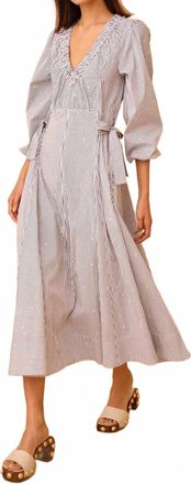 Hunter Bell Vera Midi Dress In Croquet Stripe