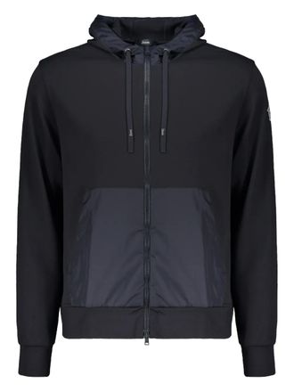 Herno Hoodie met rits - Blauw