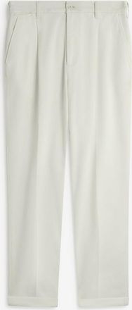 Dunhill Baumwollserge-Bundfaltenhose