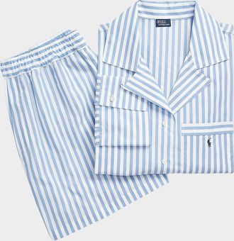 Polo Ralph Lauren The Paige Cotton Poplin Pajama Set