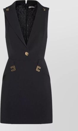 Elisabetta Franchi v-neck sleeveless mini dress