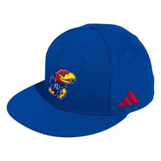 adidas Mens adidas Royal Kansas Jayhawks On-Field Baseball Fitted Hat at Nordstrom, Size 7 1/4