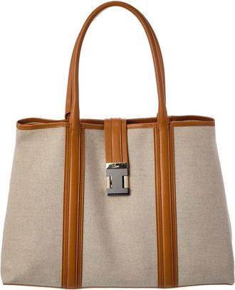 Christian Louboutin Canvas & Leather Tote