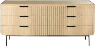 Maisons du monde C&oacute;moda doble con 6 cajones 167,7 cm