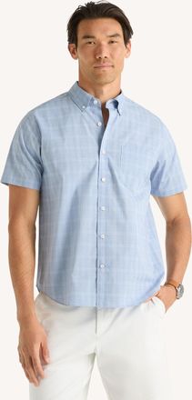 Nautica Mens Wrinkle-Resistant Classic Fit Plaid Shirt