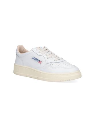 Autry Leather Low-Top Sneaker - White