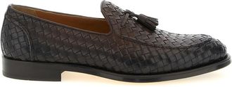 Doucal's Brown Woven Loafers