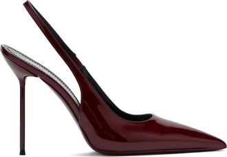 PARIS TEXAS slingback pumps - women - Patent Calf Leather/Calf Leather/Leather - 36 - Red
