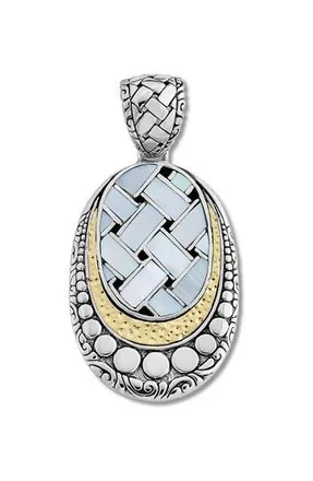 Samuel B. Woven Pendant in White at Nordstrom Rack
