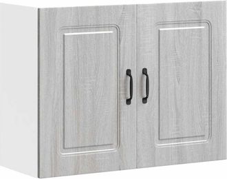 vidaXL Kitchen Wall Cabinet Kalmar Grey Sonoma Engineered Wood Vidaxl
