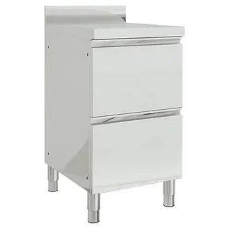 vidaXL Vidaxl - Armario De Cocina Comercial Con 2 Cajones 50x60x96 Cm
