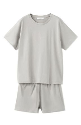 Mango Short Pajamas in Grey at Nordstrom, Size Medium