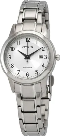 Citizen Eco-Drive White Dial Ladies Watch FE1081-59B