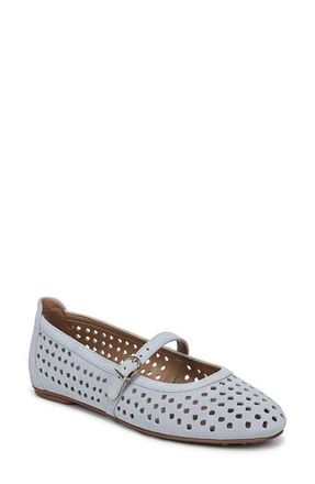 Naturalizer Aria Perforated Flat in Ice Blue at Nordstrom, Size 9.5