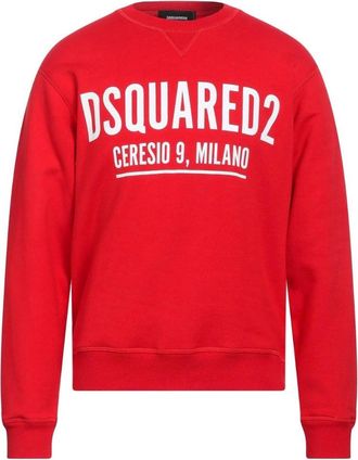 Dsquared2 Ceresio Logo Crewneck Rode Sweatshirt