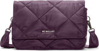 MZ Wallace Madison Flap Nylon Crossbody Bag in Raisin at Nordstrom