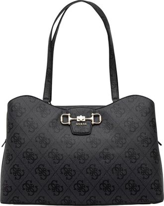 Guess Janie Tote - Dames - Shoppers - Zwart - ONE Size - Polyester - Tassen