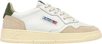 Autry Medalist Low - Dames - Sneakers - Wit - 37 EU - Leer - Schoenen