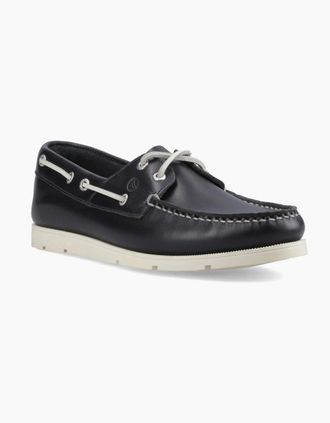 Sperry Top-Sider Mens Sperry Oakland 2 Eye Boat Leather Mens Navy Boat Shoes - Size: 10