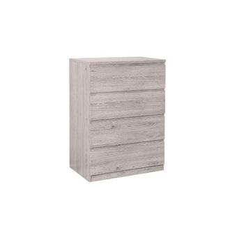 Julian Bowen Jupiter Chest of 4 Drawers 80cm Grey Oak - Julian Bowen | TJ Hughes