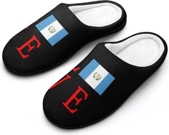 Generic Guatemala Lover Funny Womens Cotton Slippers Shoes Novelty Soft Non-Slip Sole Home Shoe