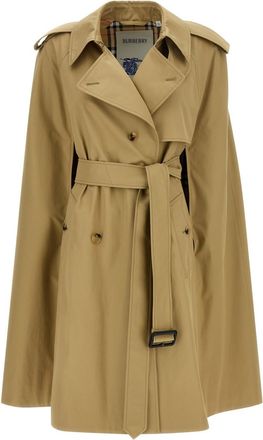 Burberry Beige Bellemont Double-breasted Trench Coat