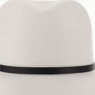 Filippo Catarzi Womens Paper Blend Hat White