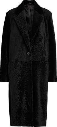 Toteme Shearling Coat - Black - 34 (UK6 / XS)
